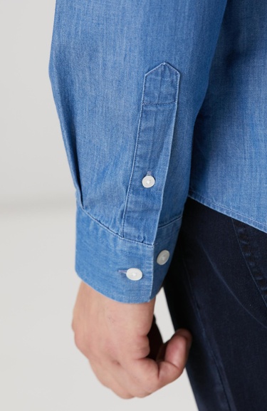  Network Erkek Açık Mavi Gömlek