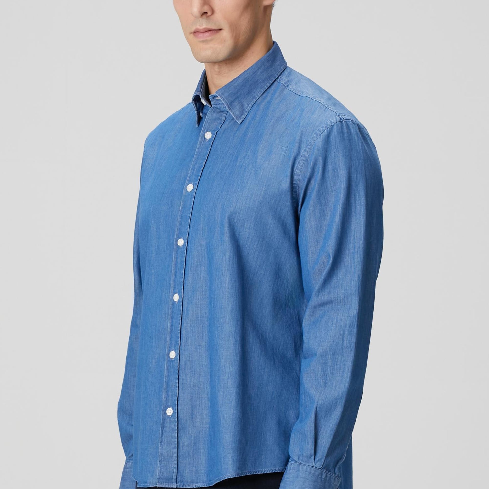 Network Erkek Açık Mavi Gömlek