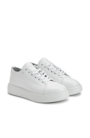  Network Kadın Beyaz Deri Sneaker
