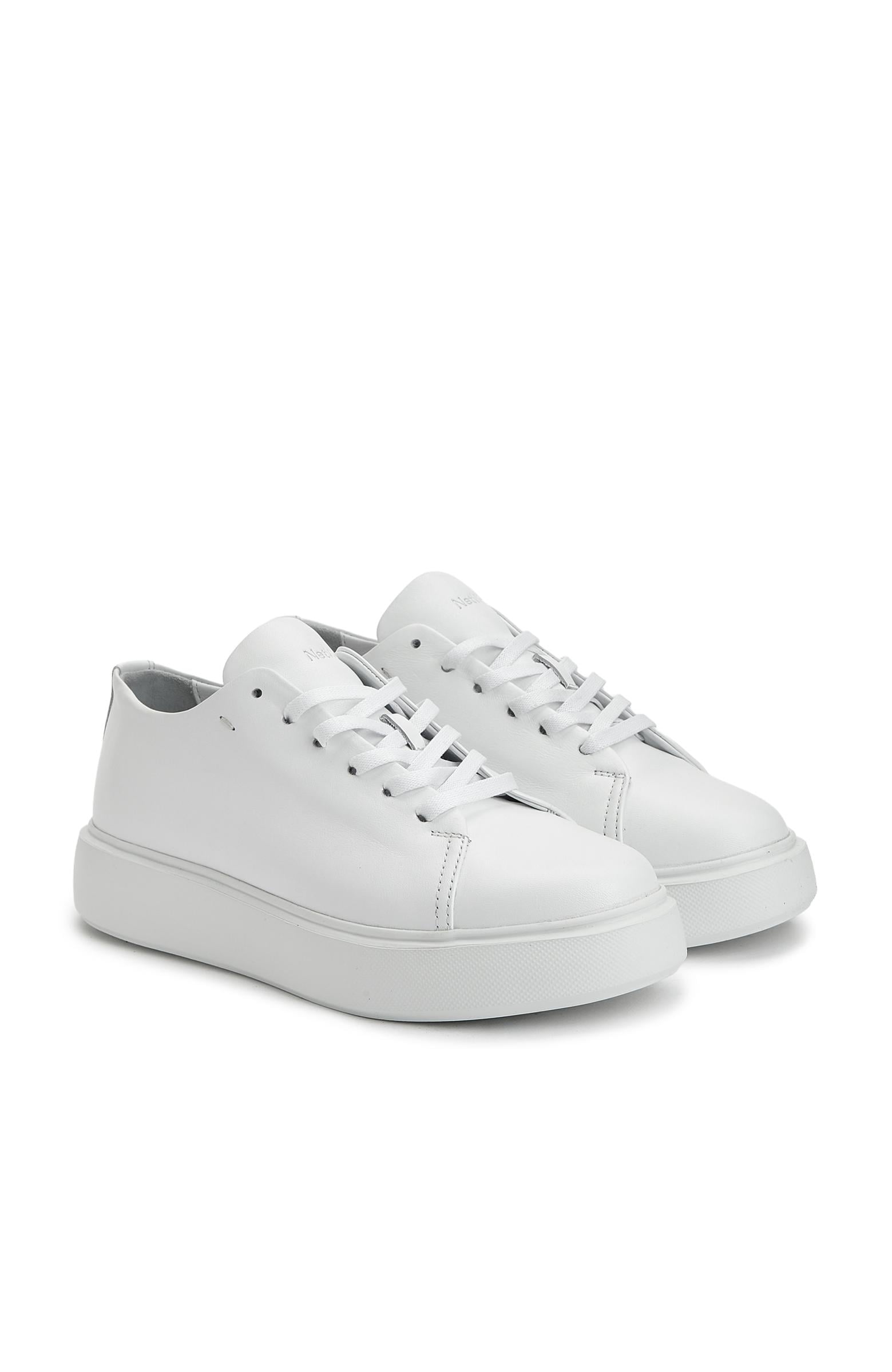  Network Kadın Beyaz Deri Sneaker