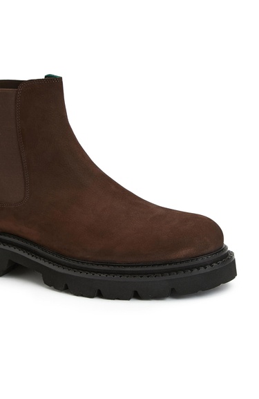  George Hogg Erkek Kahverengi Lastik Detaylı Deri Bot