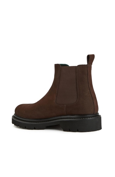  George Hogg Erkek Kahverengi Lastik Detaylı Deri Bot
