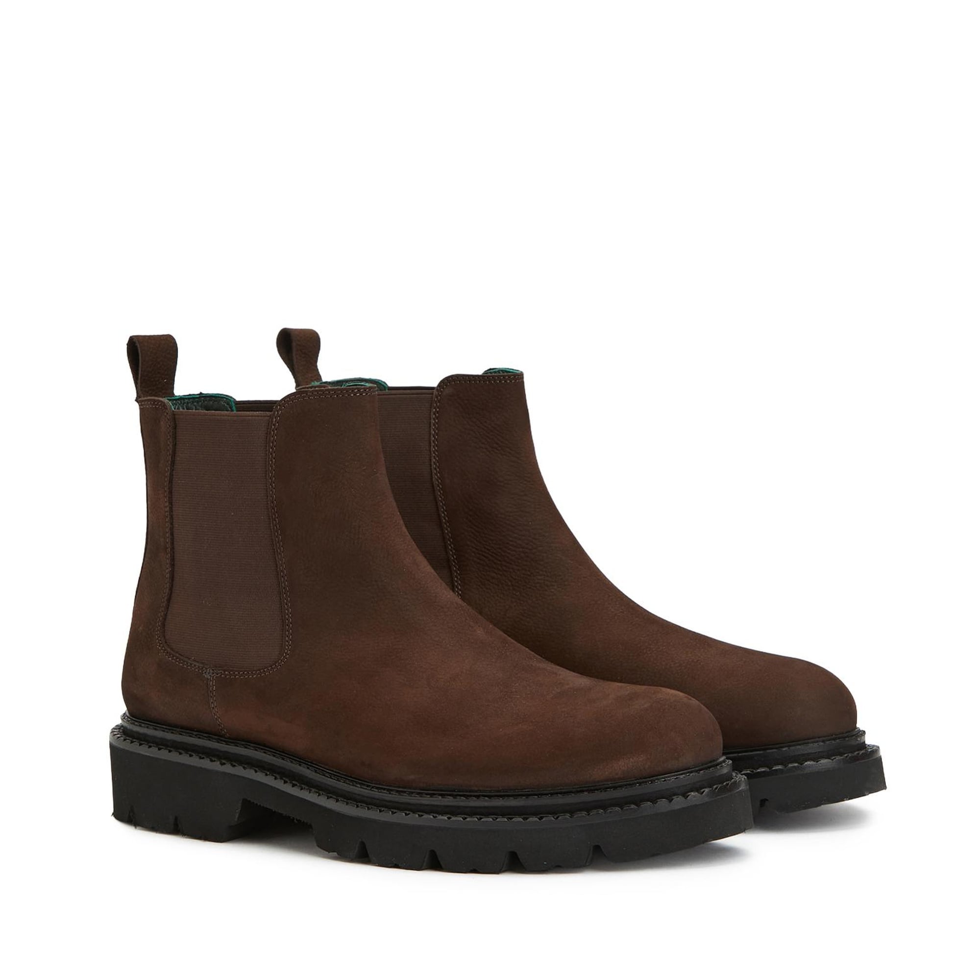 George Hogg Erkek Kahverengi Lastik Detaylı Deri Bot