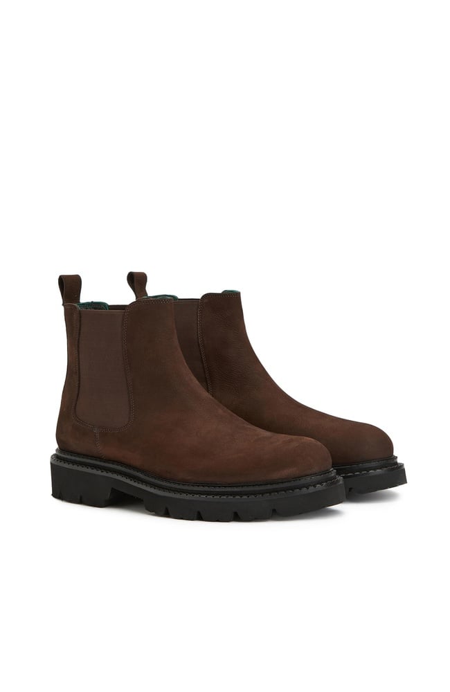  George Hogg Erkek Kahverengi Lastik Detaylı Deri Bot