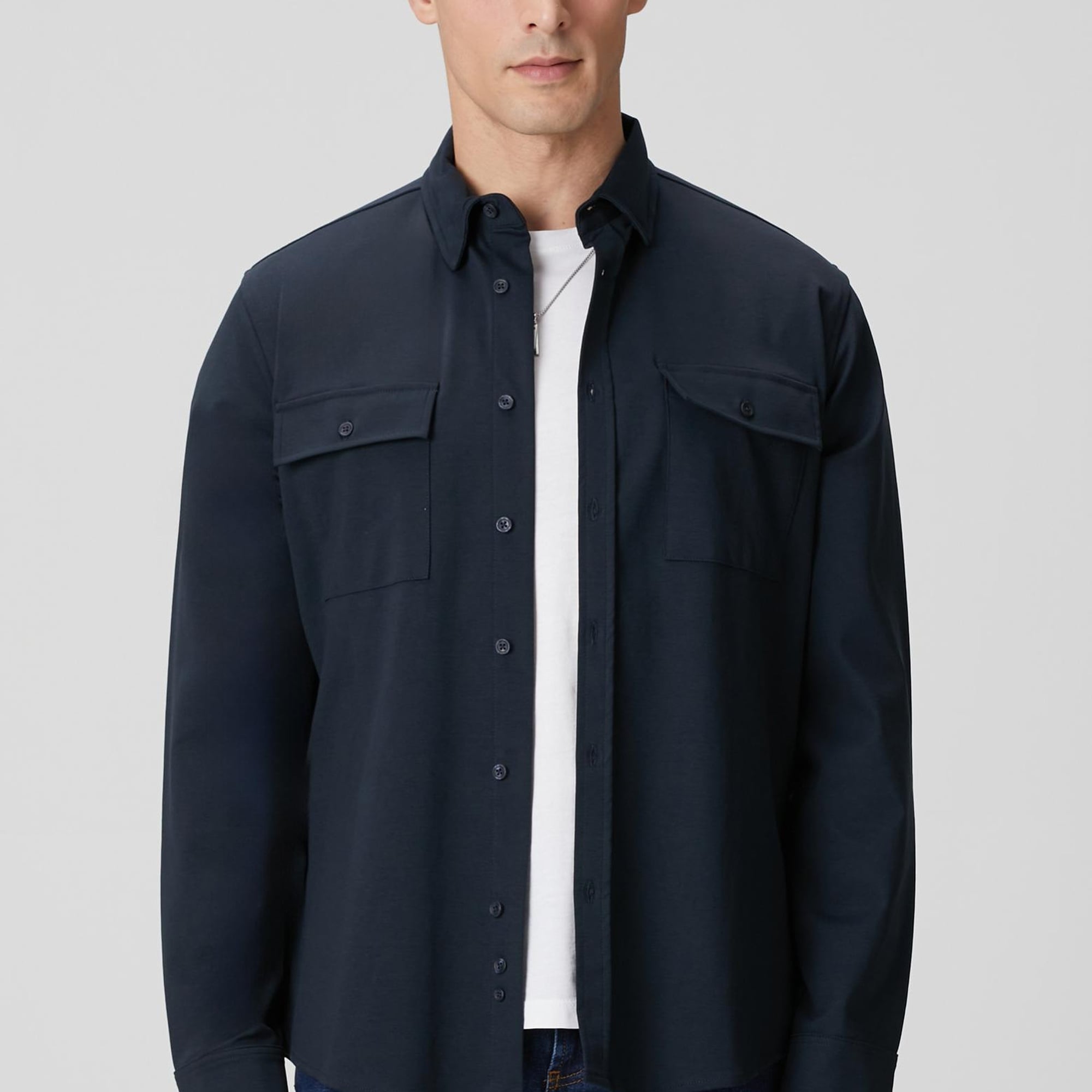 Network Erkek Lacivert Gömlek