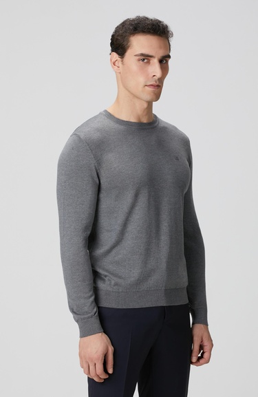  Network Erkek Gri Melanj Basic Kazak