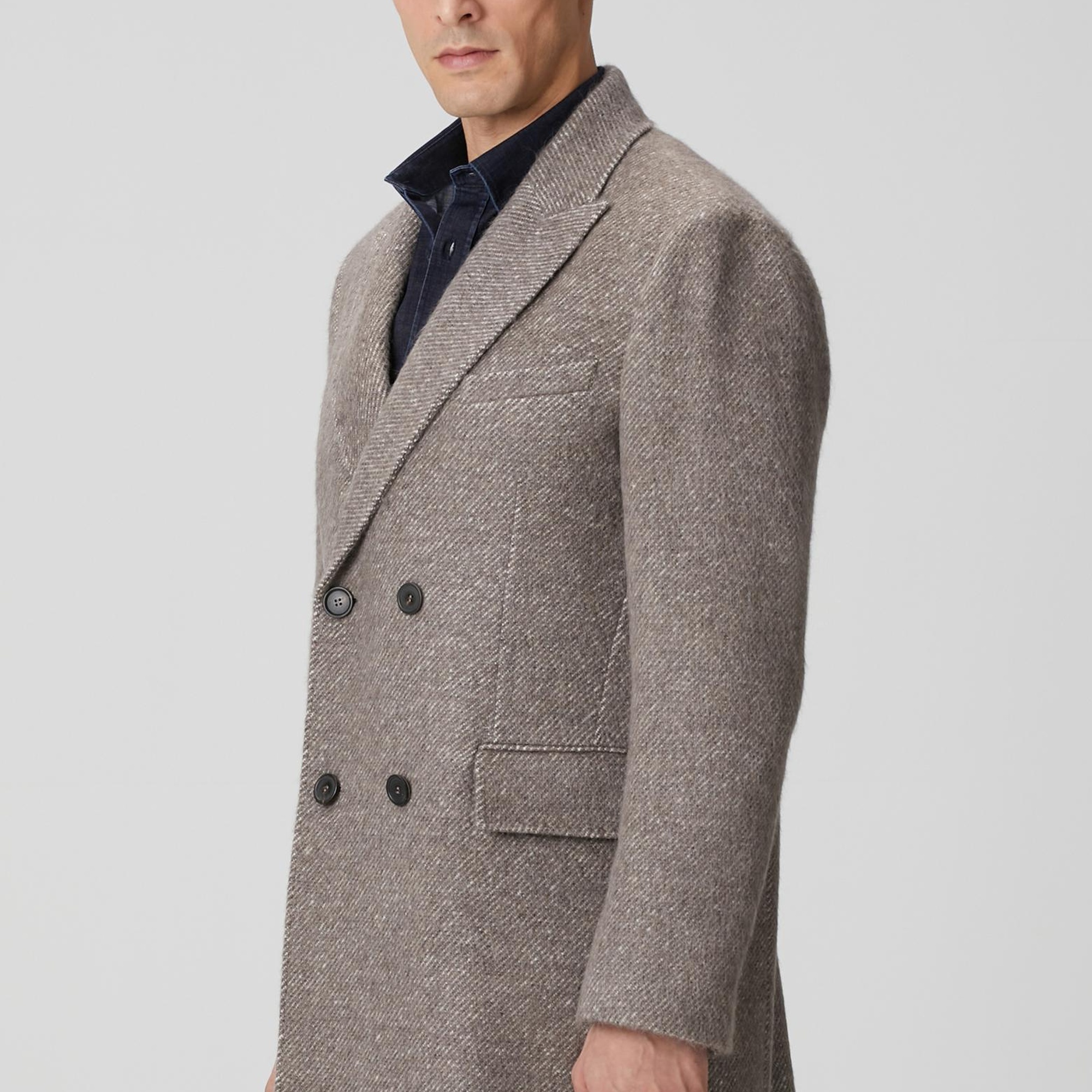 Network Erkek Limited Ermenegildo Zegna Kumaştan Üretilmiş Palto