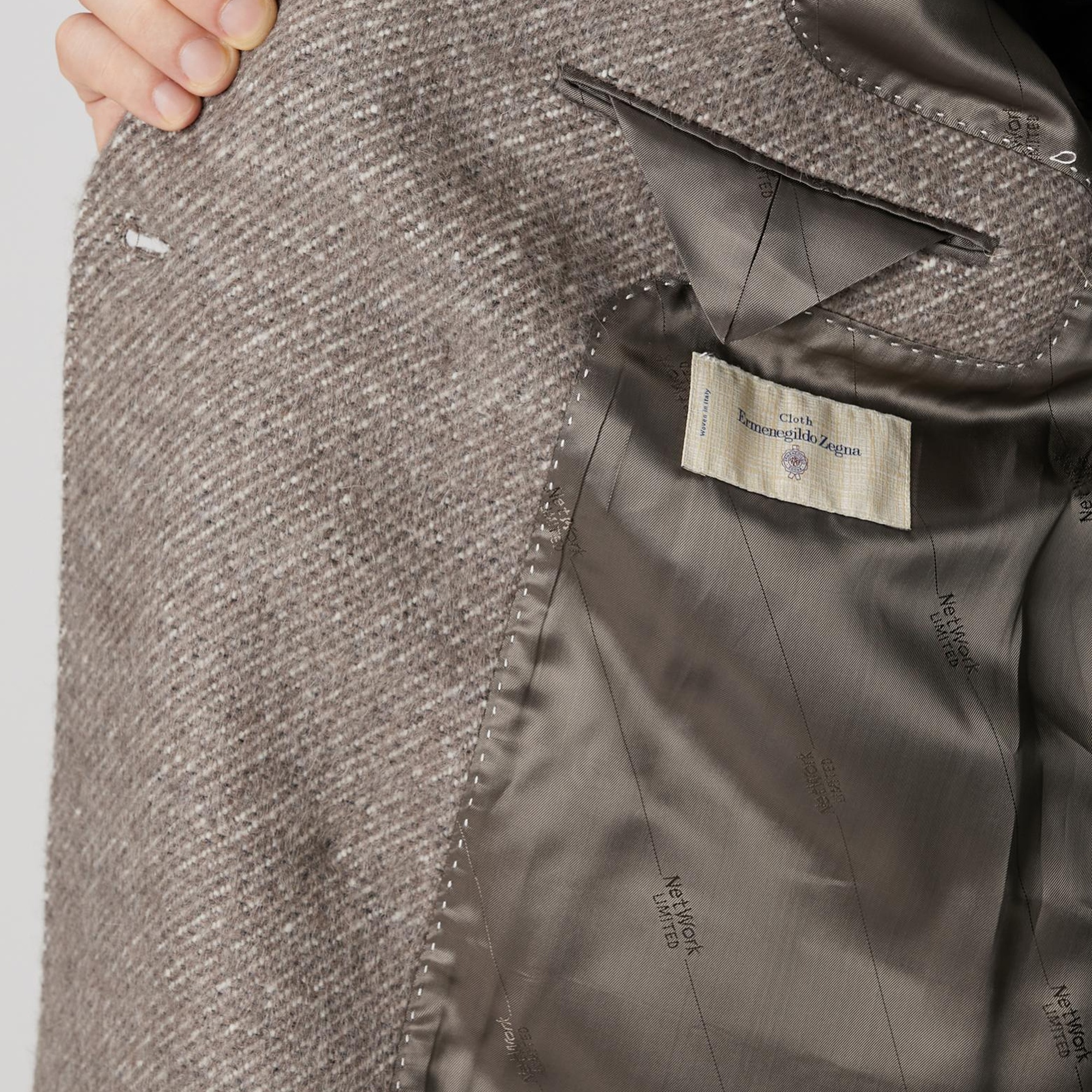 Network Erkek Limited Ermenegildo Zegna Kumaştan Üretilmiş Palto