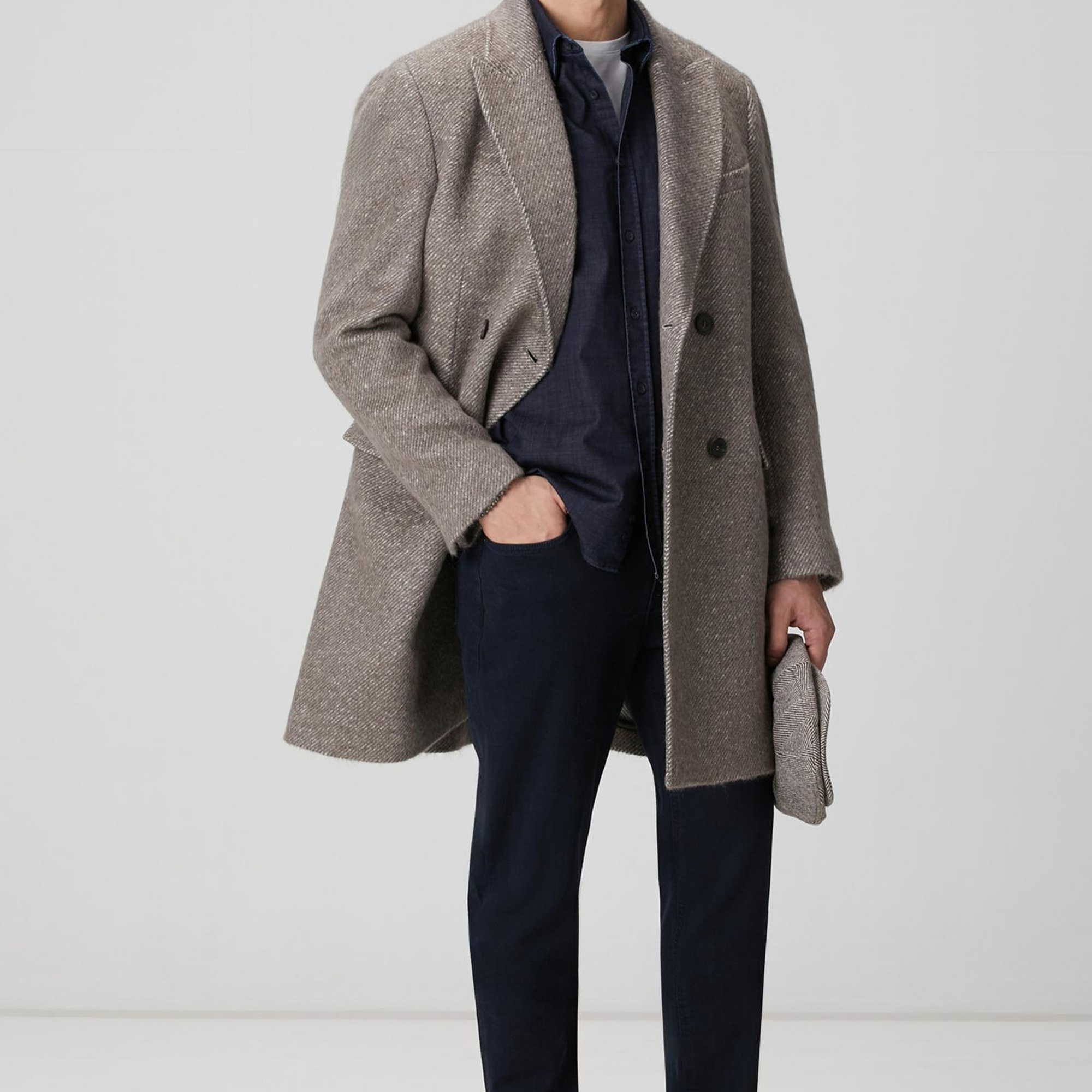 Network Erkek Limited Ermenegildo Zegna Kumaştan Üretilmiş Palto