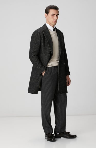  Network Erkek Limited Ermenegildo Zegna Kumaştan Üretilmiş Palto