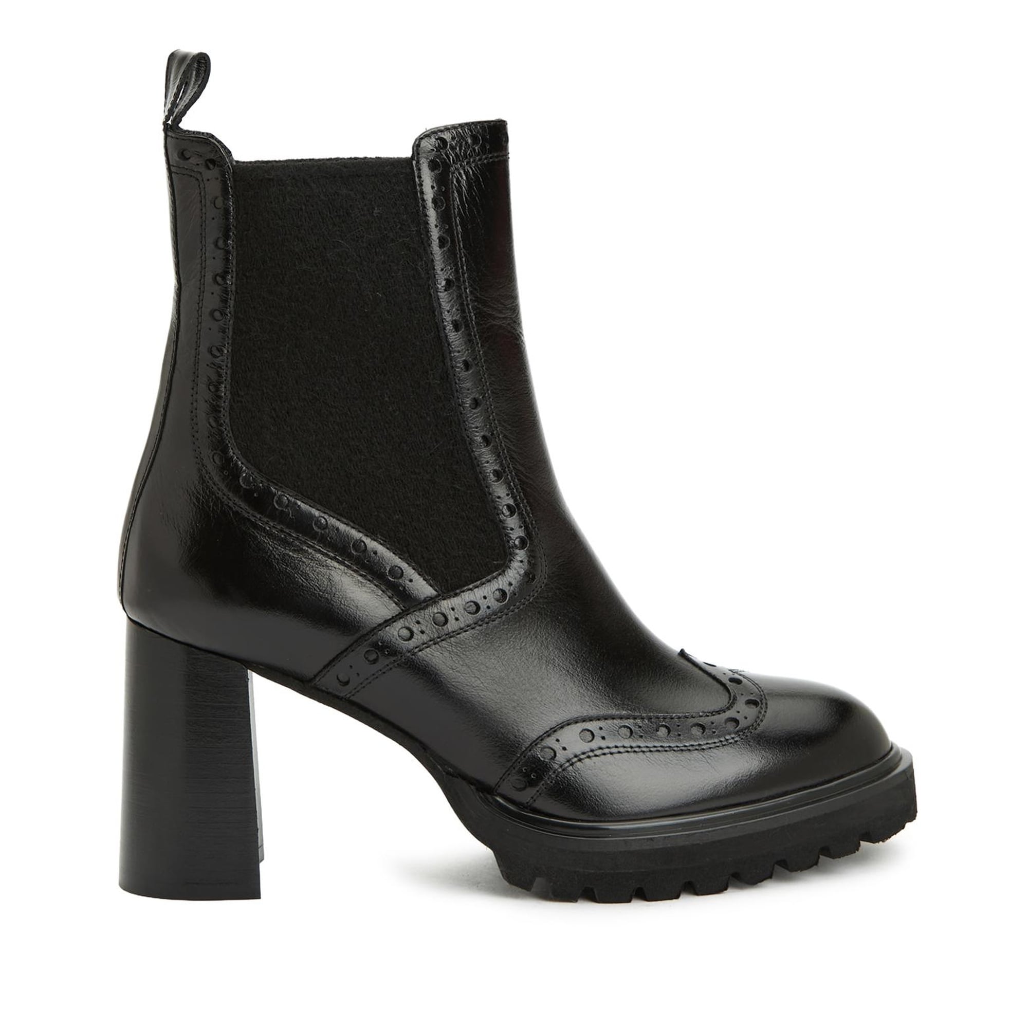 George Hogg Kadın Siyah Deri Bot