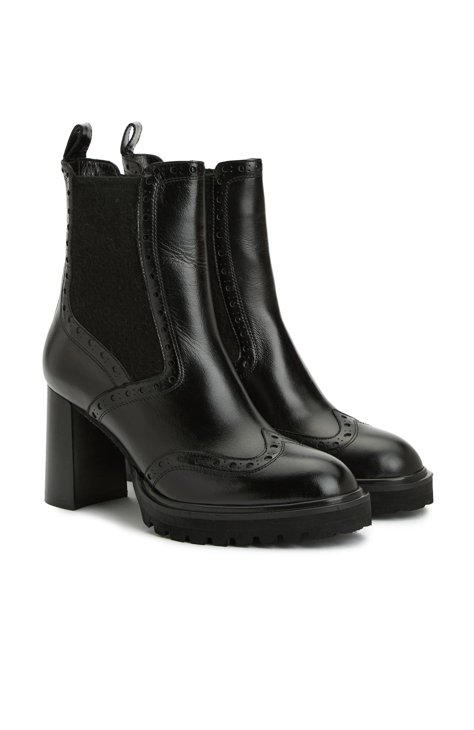  George Hogg Kadın Siyah Deri Bot