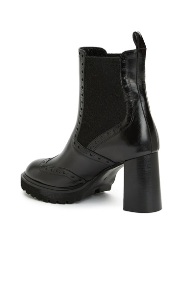  George Hogg Kadın Siyah Deri Bot