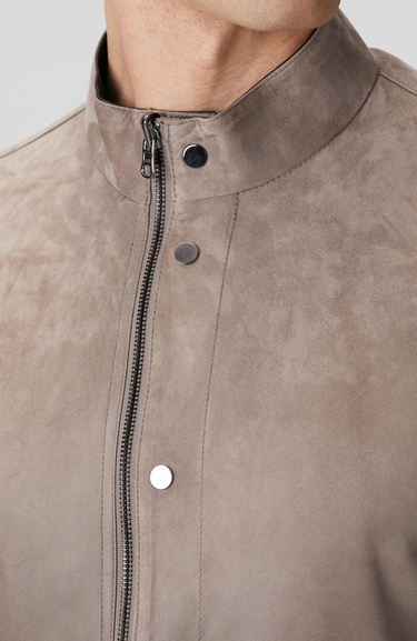  Network Erkek Vizon Çift Taraflı Deri Mont