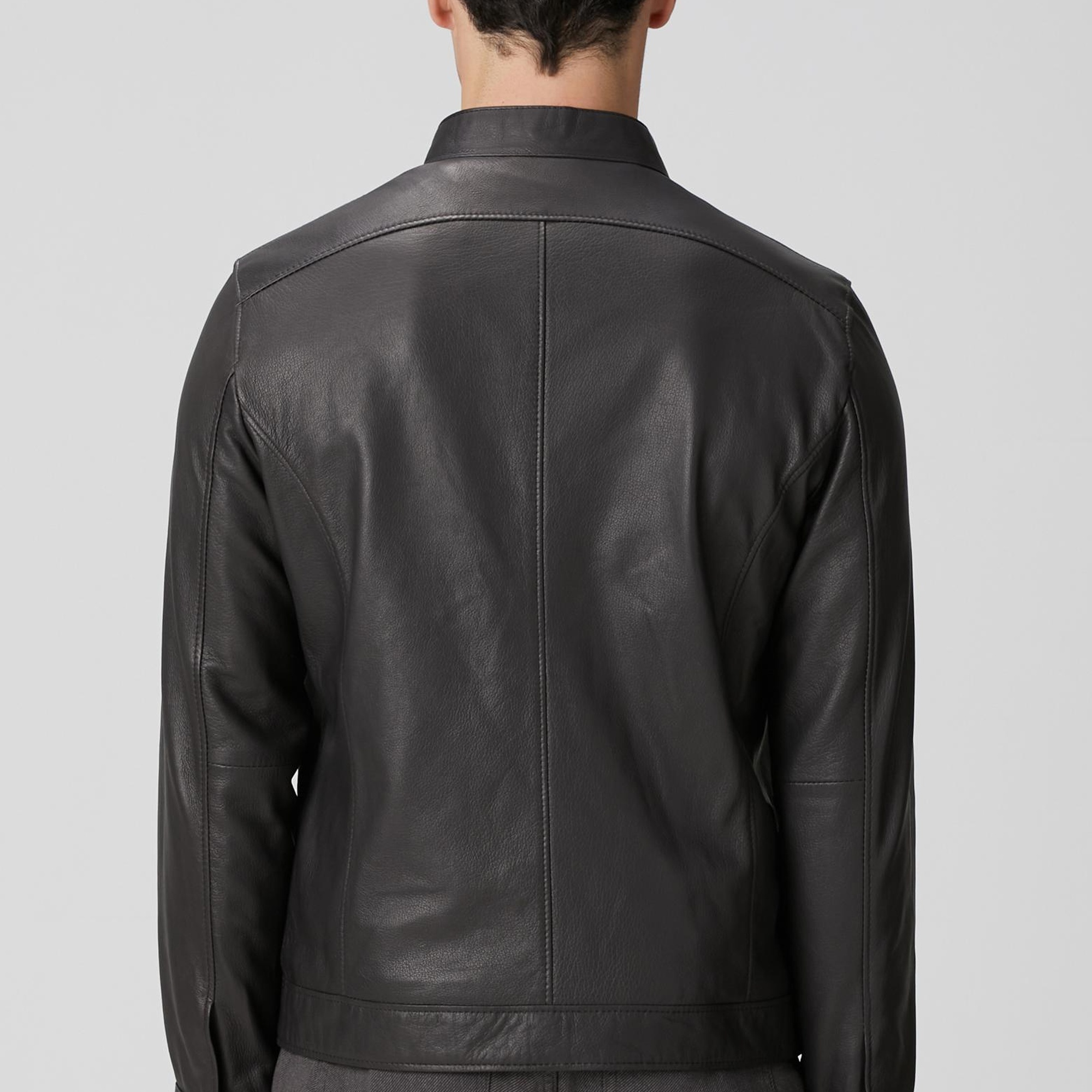 Network Erkek Kahverengi Deri Mont