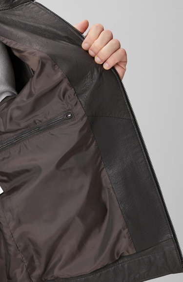  Network Erkek Kahverengi Deri Mont