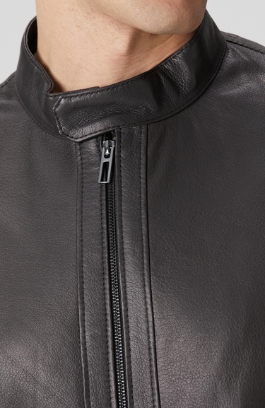  Network Erkek Kahverengi Deri Mont