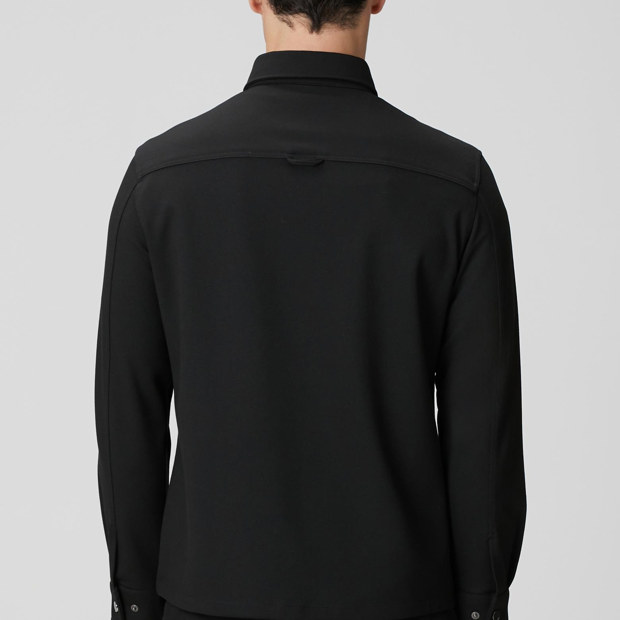 Network Erkek Siyah Diyagonal Dış Gömlek