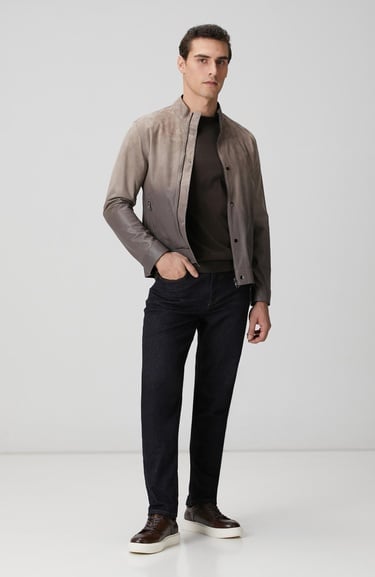  Network Erkek Haki Basic Triko Kazak