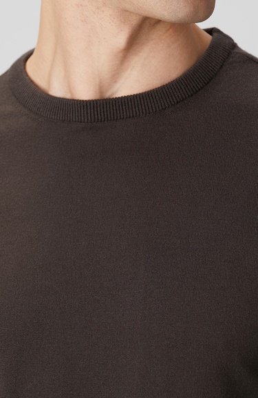  Network Erkek Haki Basic Triko Kazak