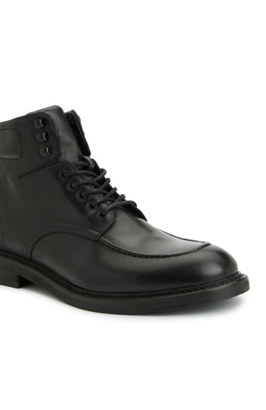  George Hogg Erkek Siyah Deri Bot