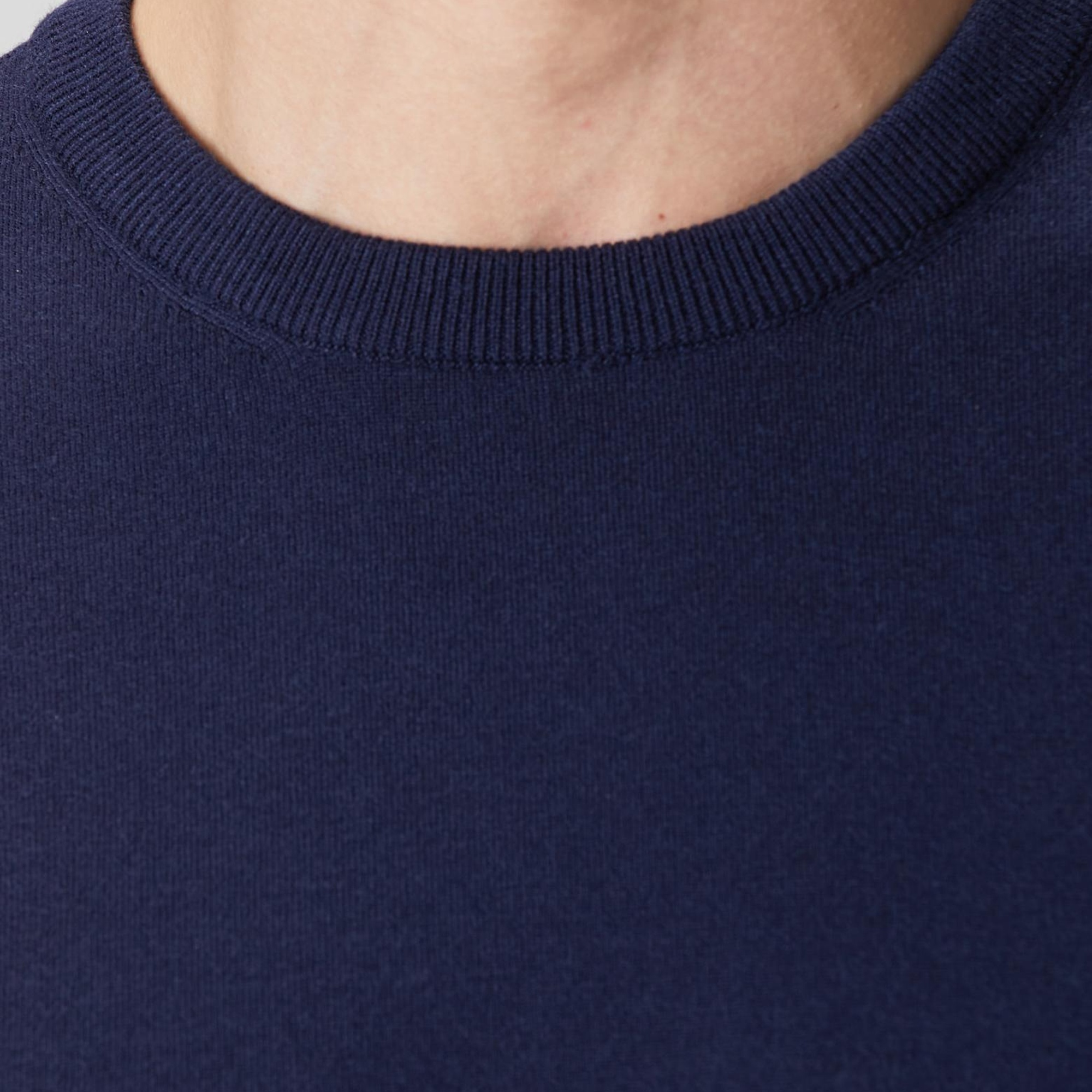 Network Erkek Lacivert Basic Triko Kazak