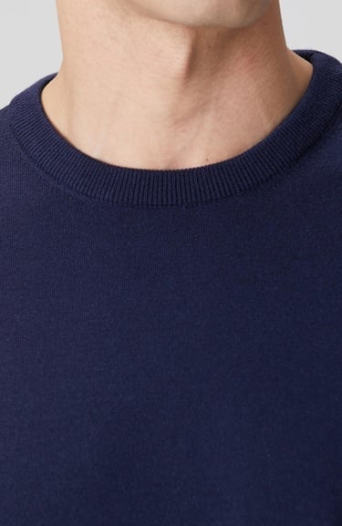  Network Erkek Lacivert Basic Triko Kazak