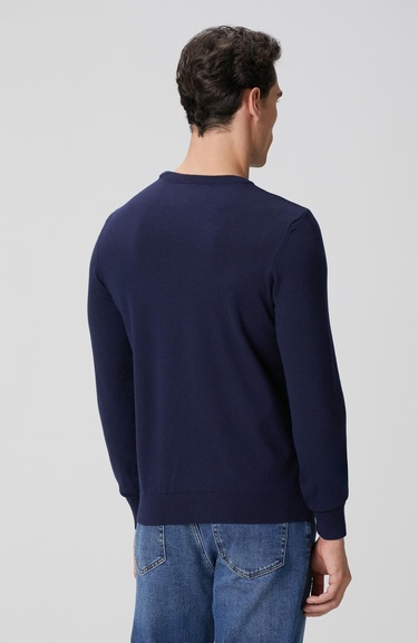  Network Erkek Lacivert Basic Triko Kazak