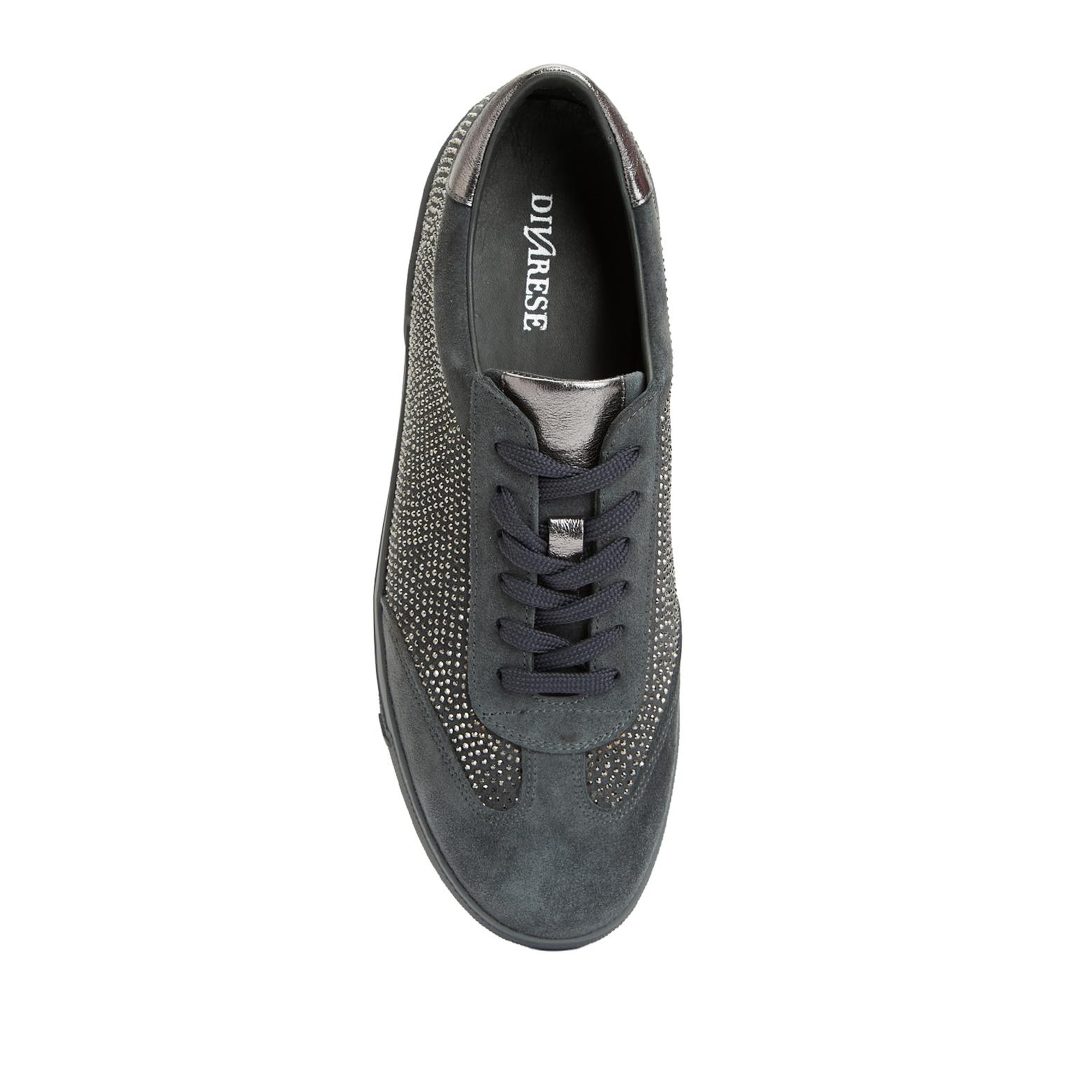 Divarese Kadın Antrasit Gri Süet Sneaker