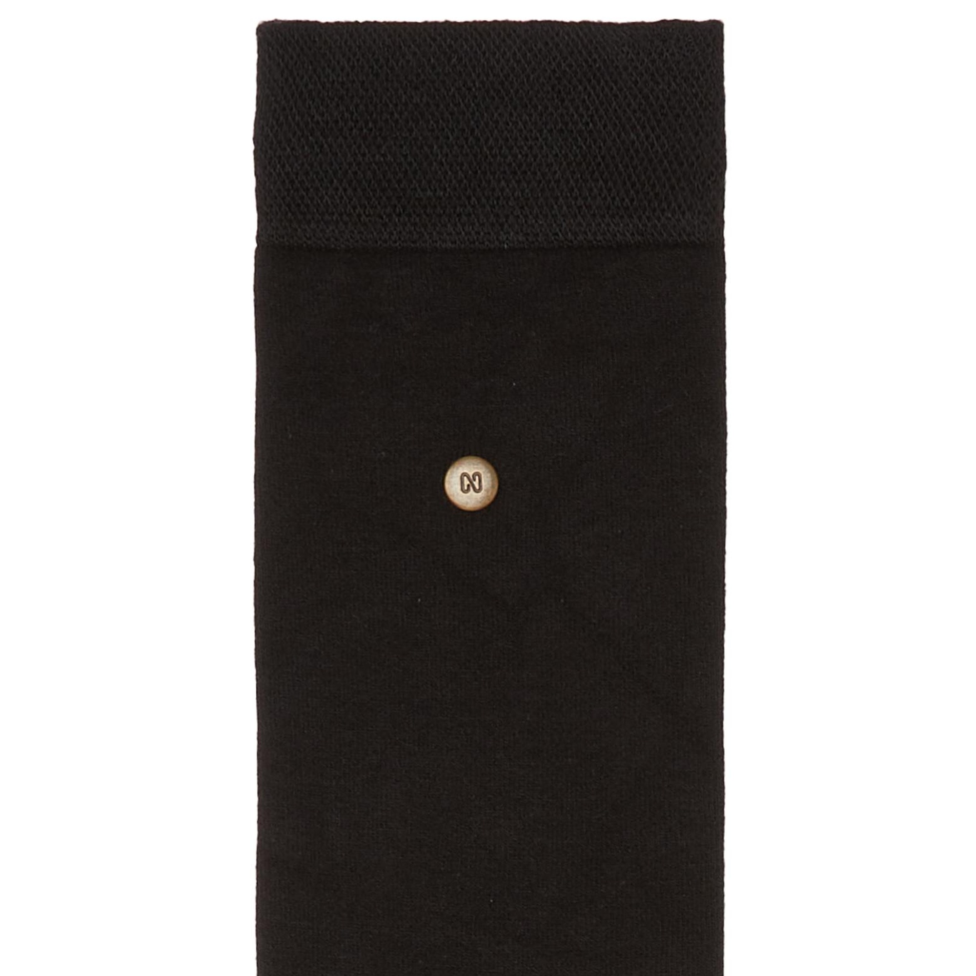 Network Erkek Siyah Ekstra Uzun Soket Çorap