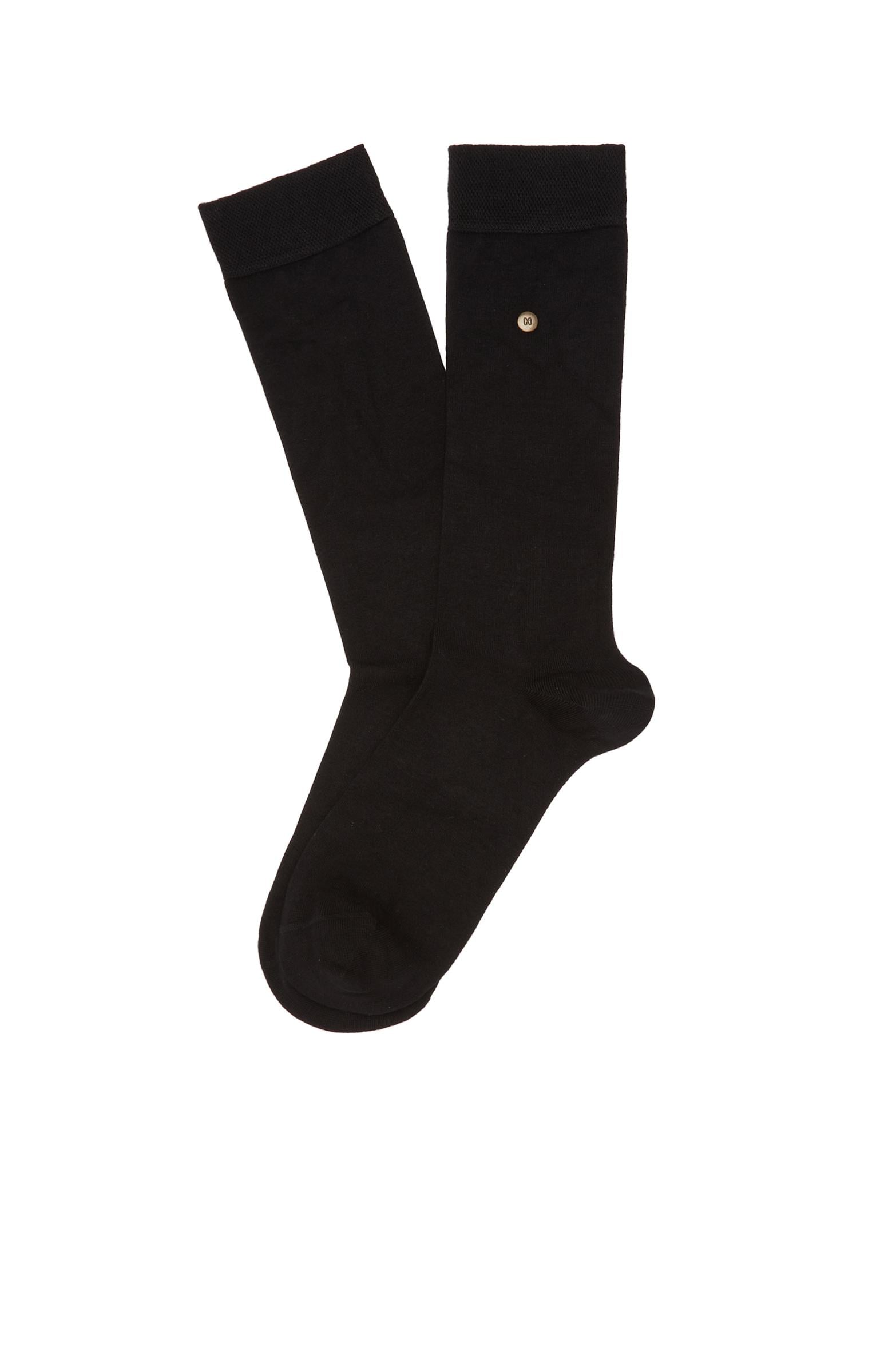  Network Erkek Siyah Ekstra Uzun Soket Çorap