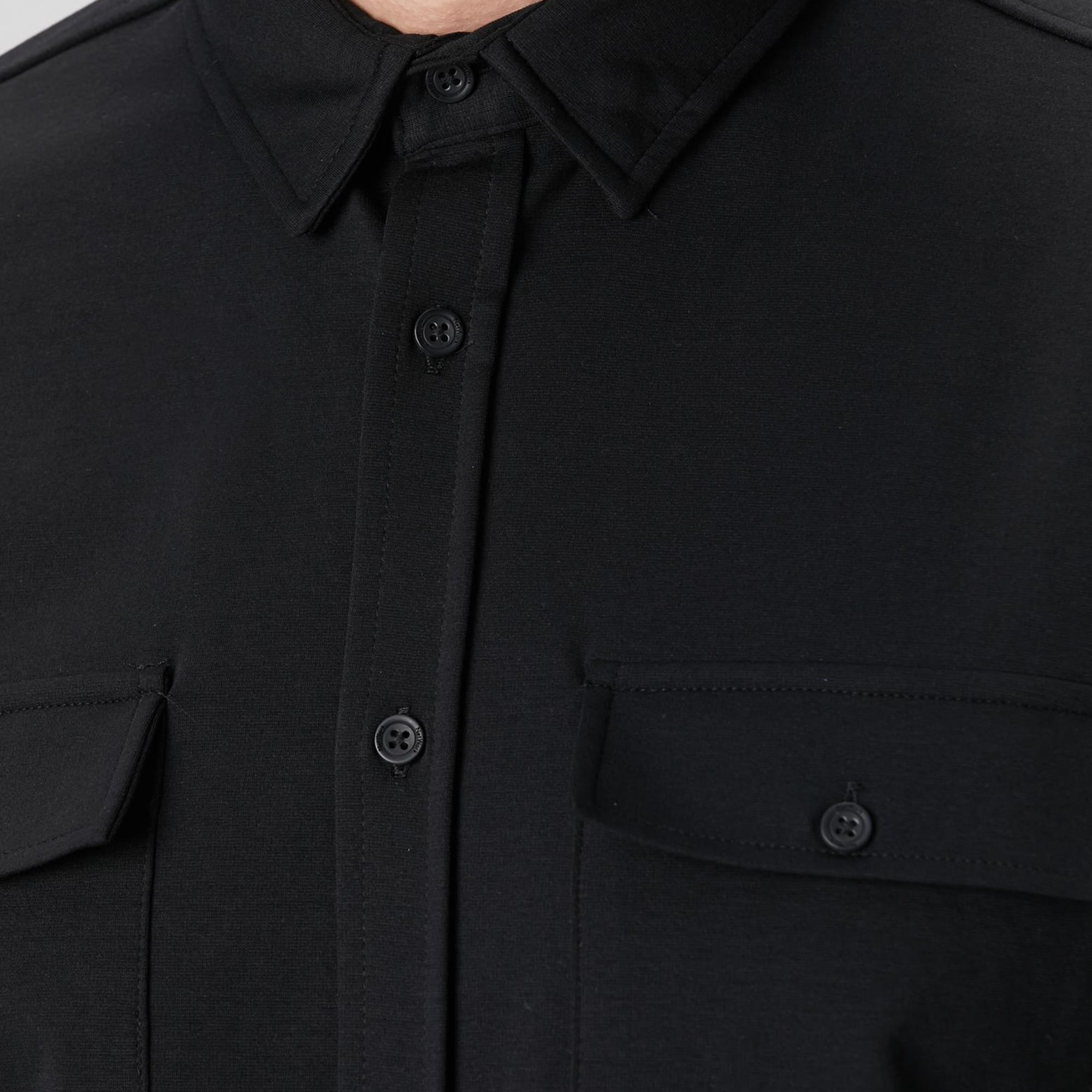 Network Erkek Siyah Gömlek