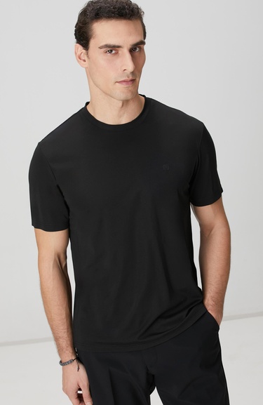  Network Erkek Siyah T-shirt