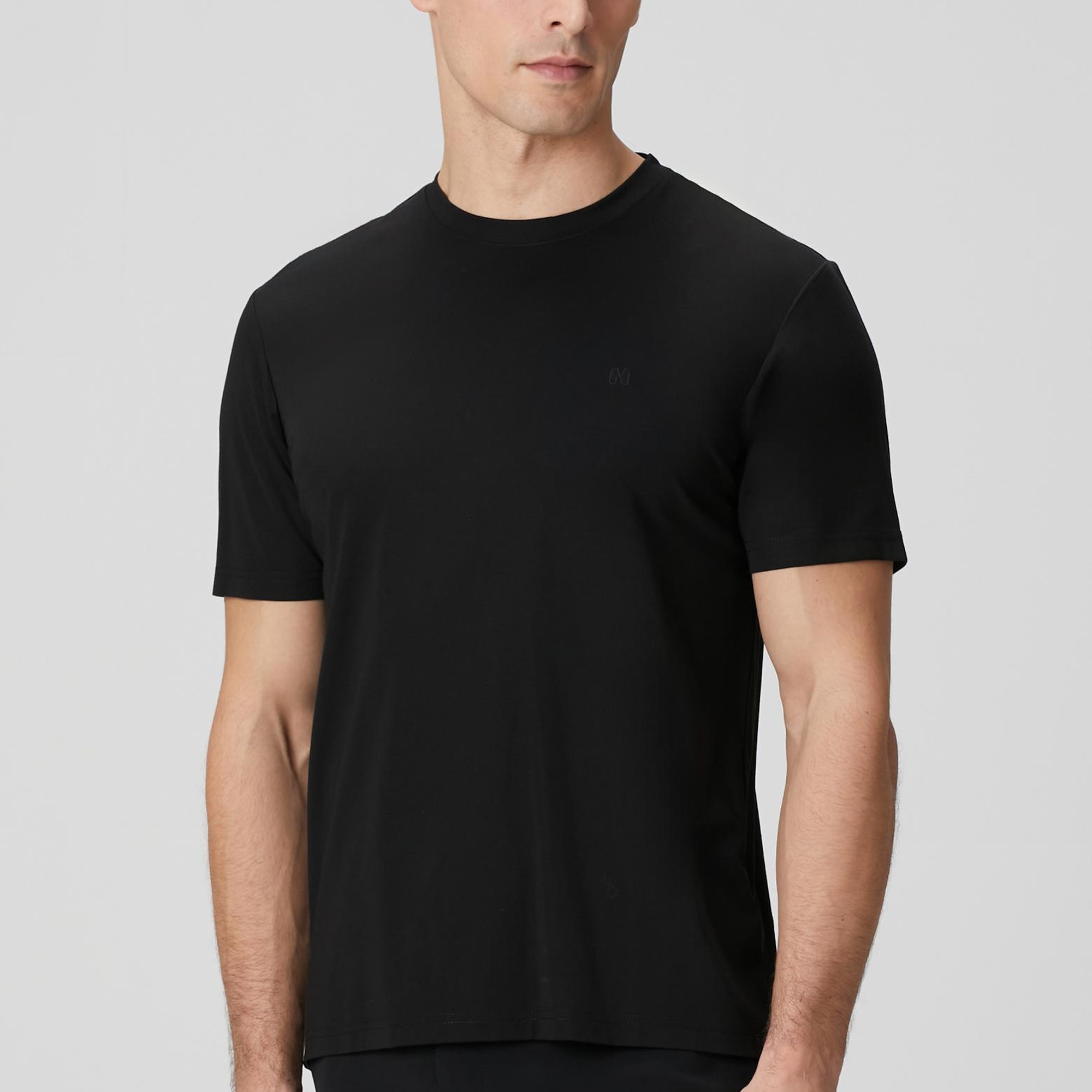 Network Erkek Siyah T-shirt