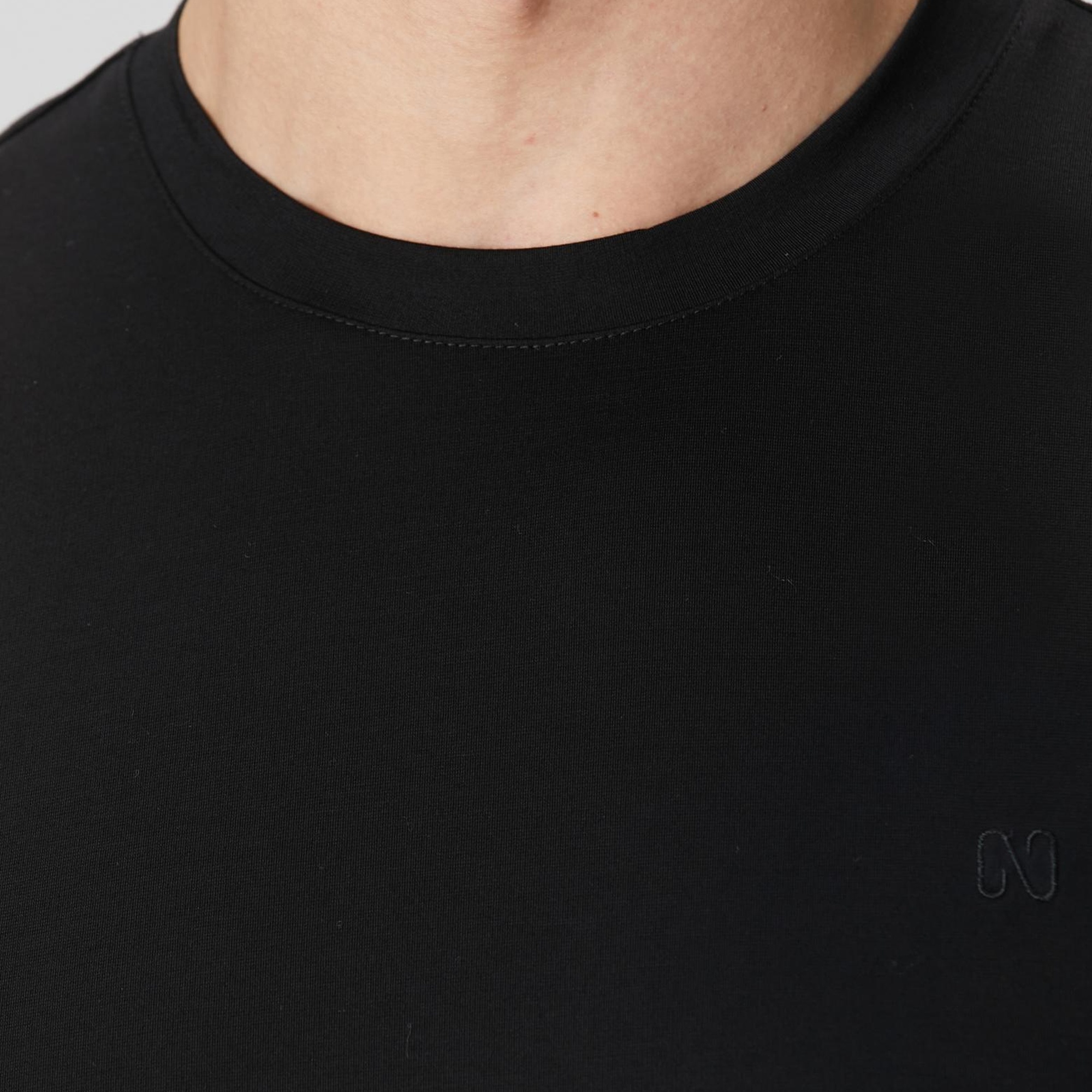 Network Erkek Siyah T-shirt