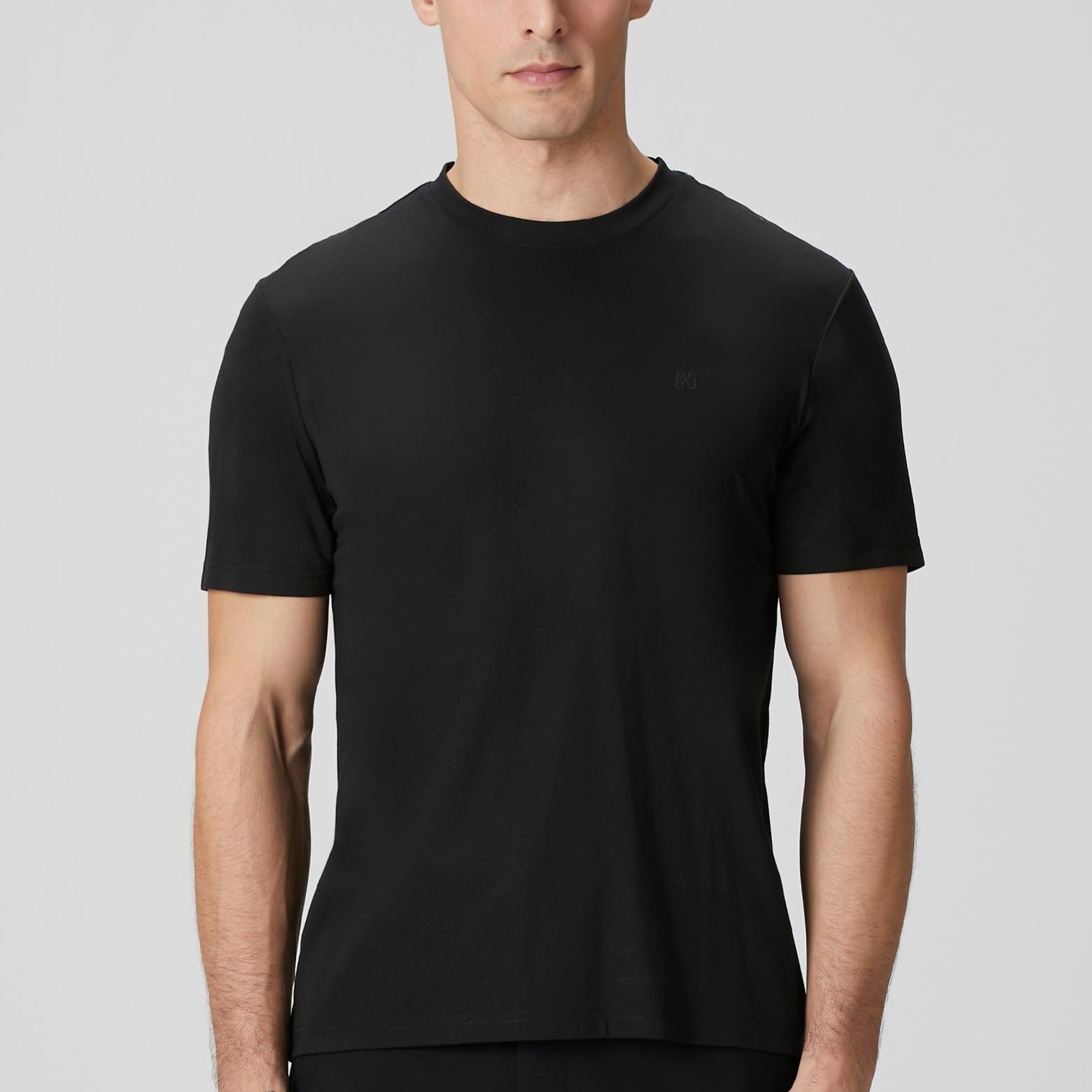 Network Erkek Siyah T-shirt