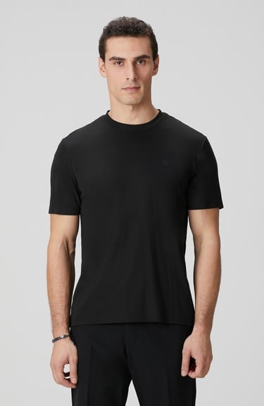  Network Erkek Siyah T-shirt