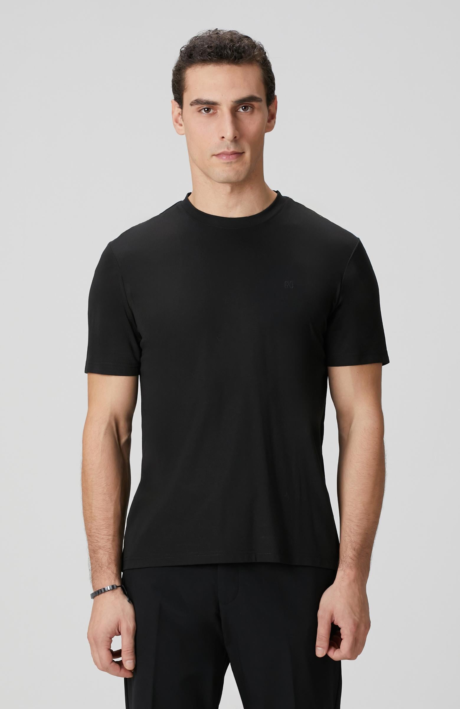  Network Erkek Siyah T-shirt