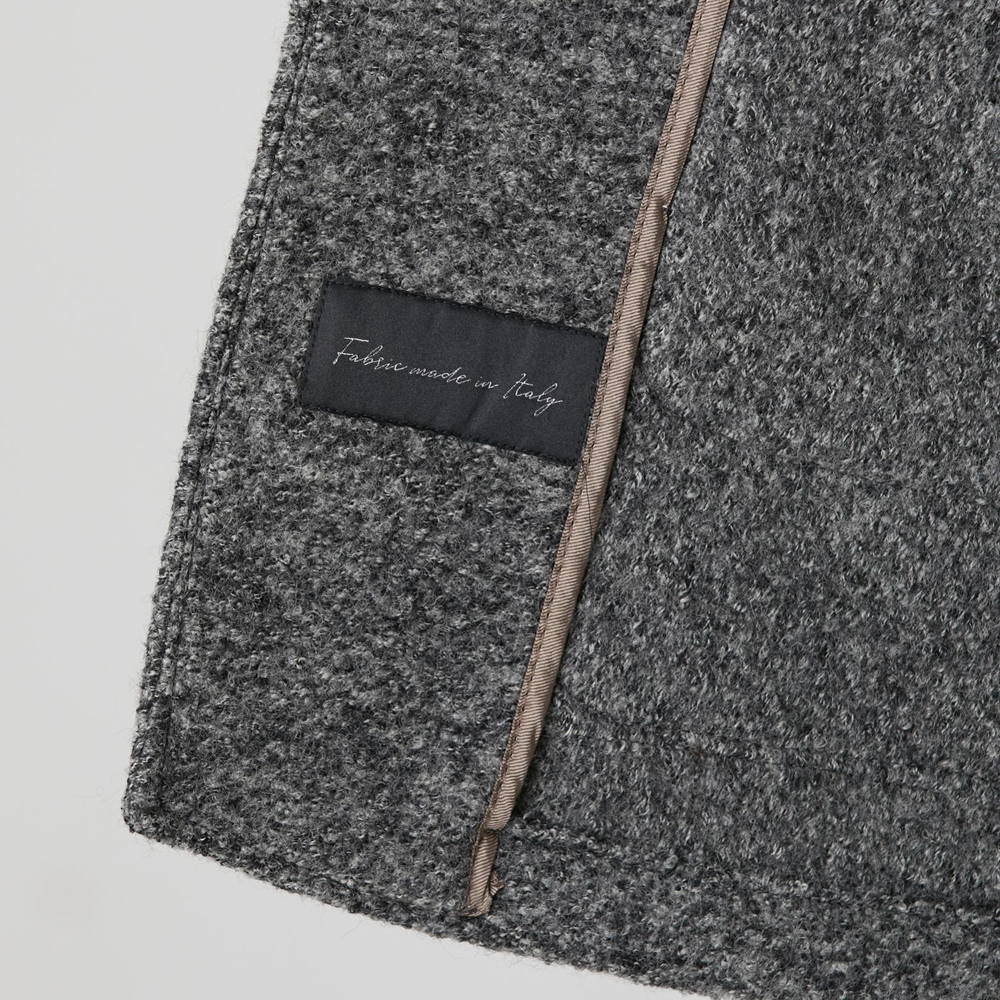 Network Erkek Gri Melanj Yün Örme Ceket