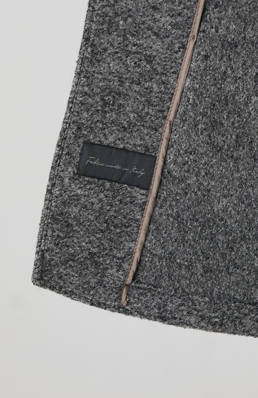  Network Erkek Gri Melanj Yün Örme Ceket