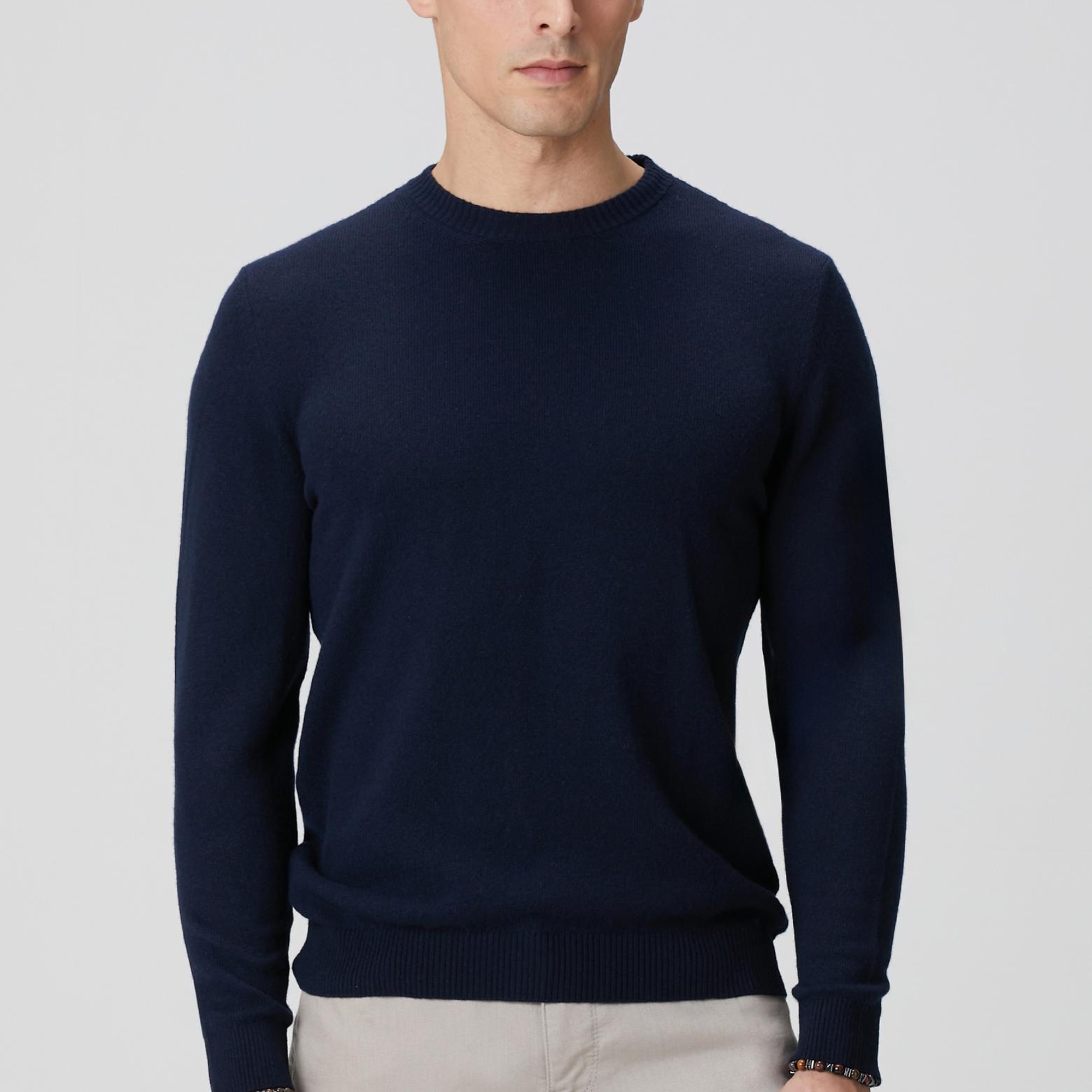 Network Erkek Lacivert Limited Kaşmir Triko Kazak