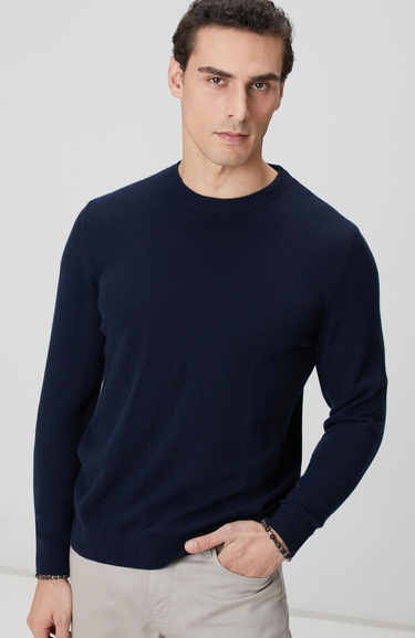  Network Erkek Lacivert Limited Kaşmir Triko Kazak