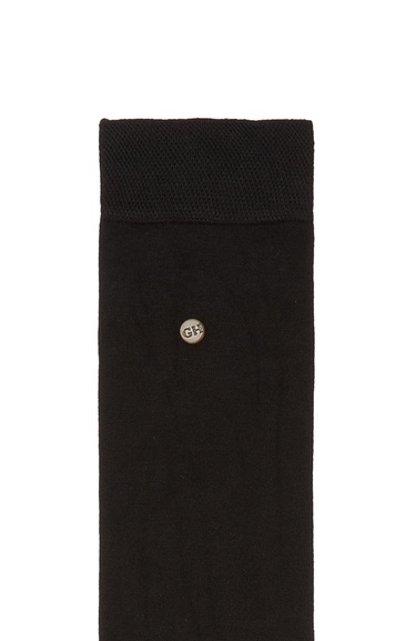  George Hogg Erkek Siyah Ekstra Uzun Soket Çorap