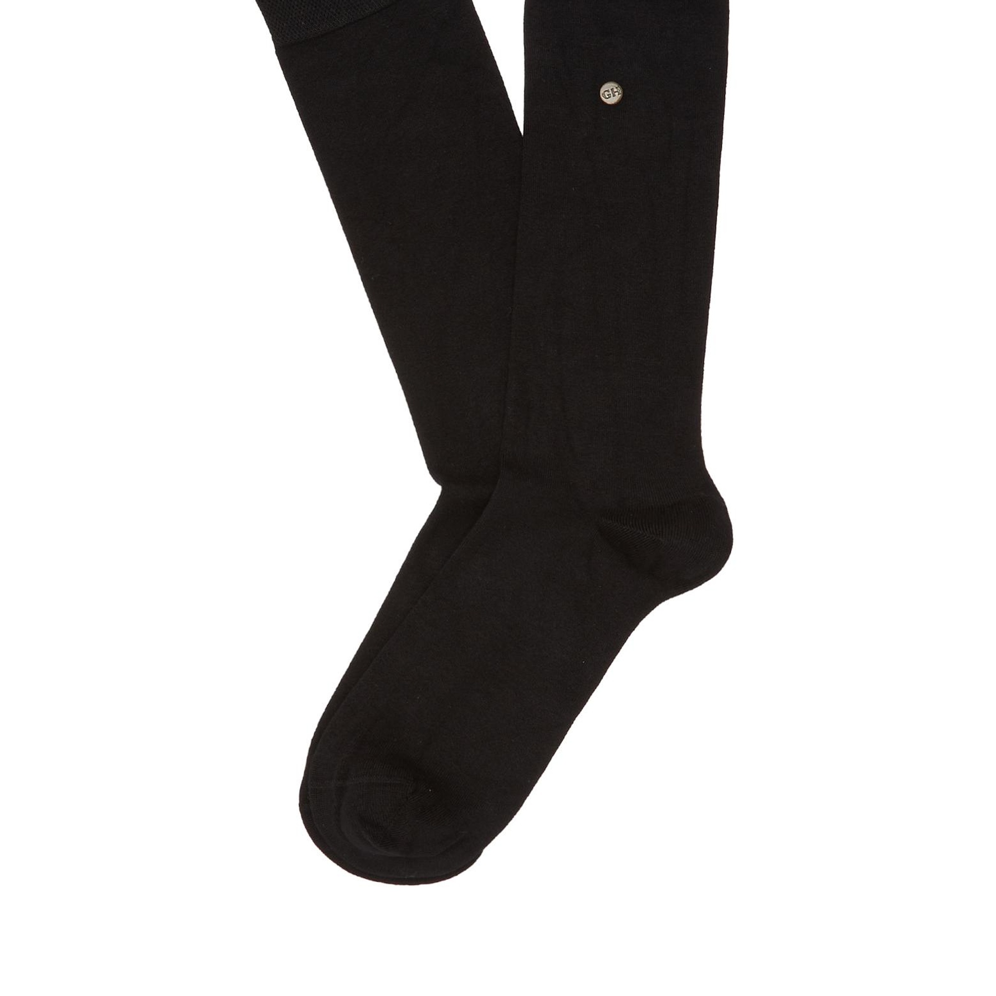 George Hogg Erkek Siyah Ekstra Uzun Soket Çorap