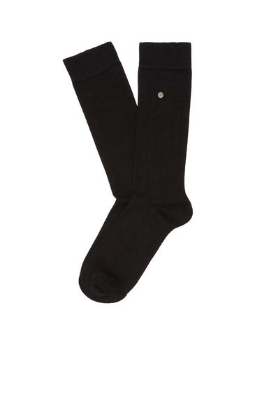  George Hogg Erkek Siyah Ekstra Uzun Soket Çorap