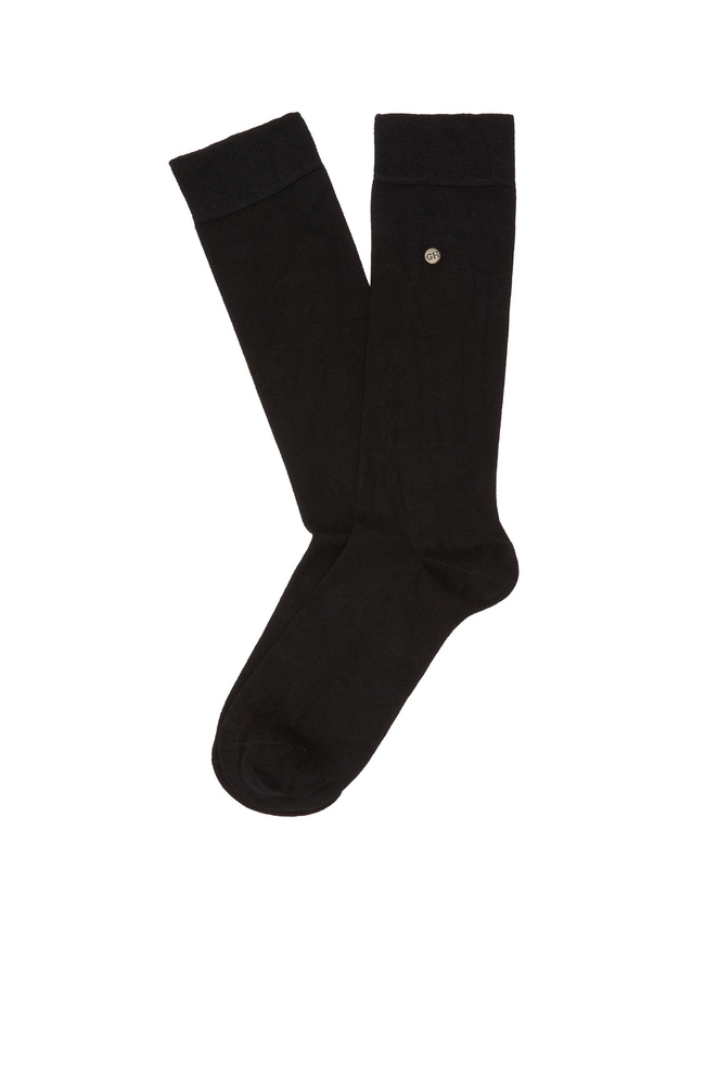  George Hogg Erkek Siyah Ekstra Uzun Soket Çorap