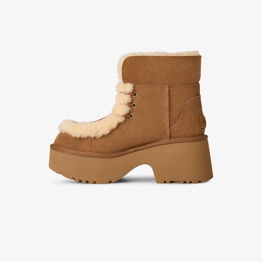  UGG Esmee Lace Up Kadın Taba Bot
