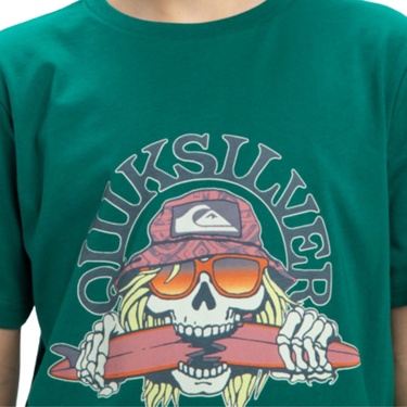  Quiksilver Ev Skull Feast Yth Erkek Çocuk Tişört