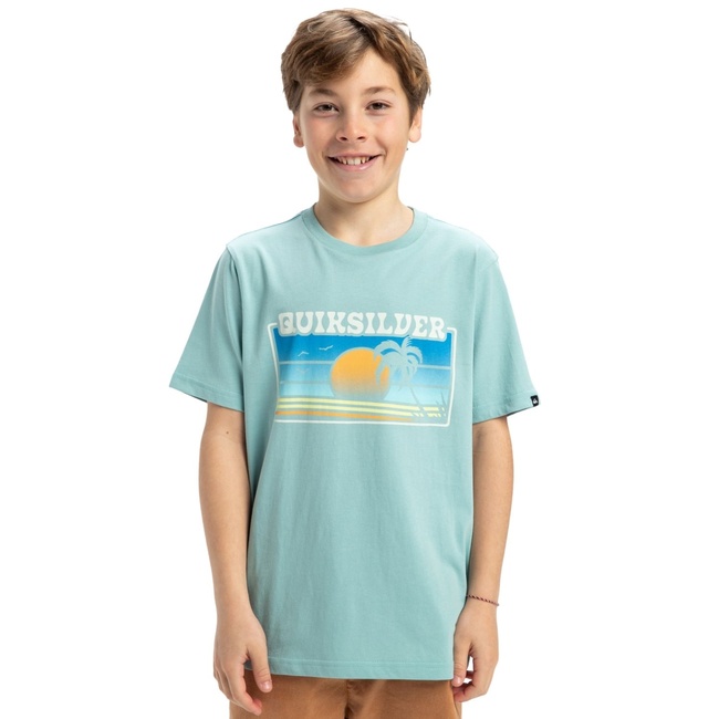  Quiksilver Ev Sun Faded Yth Erkek Çocuk Tişört