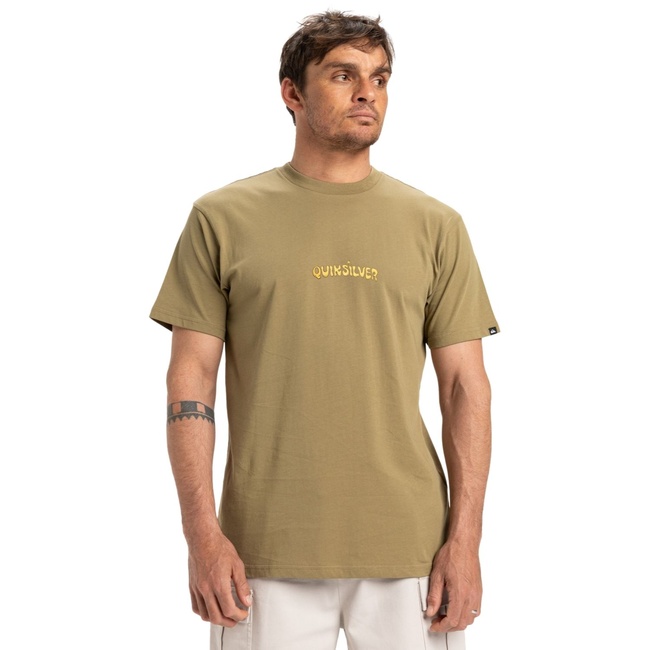  Quiksilver Ev Disconnect Effects Erkek Tişört